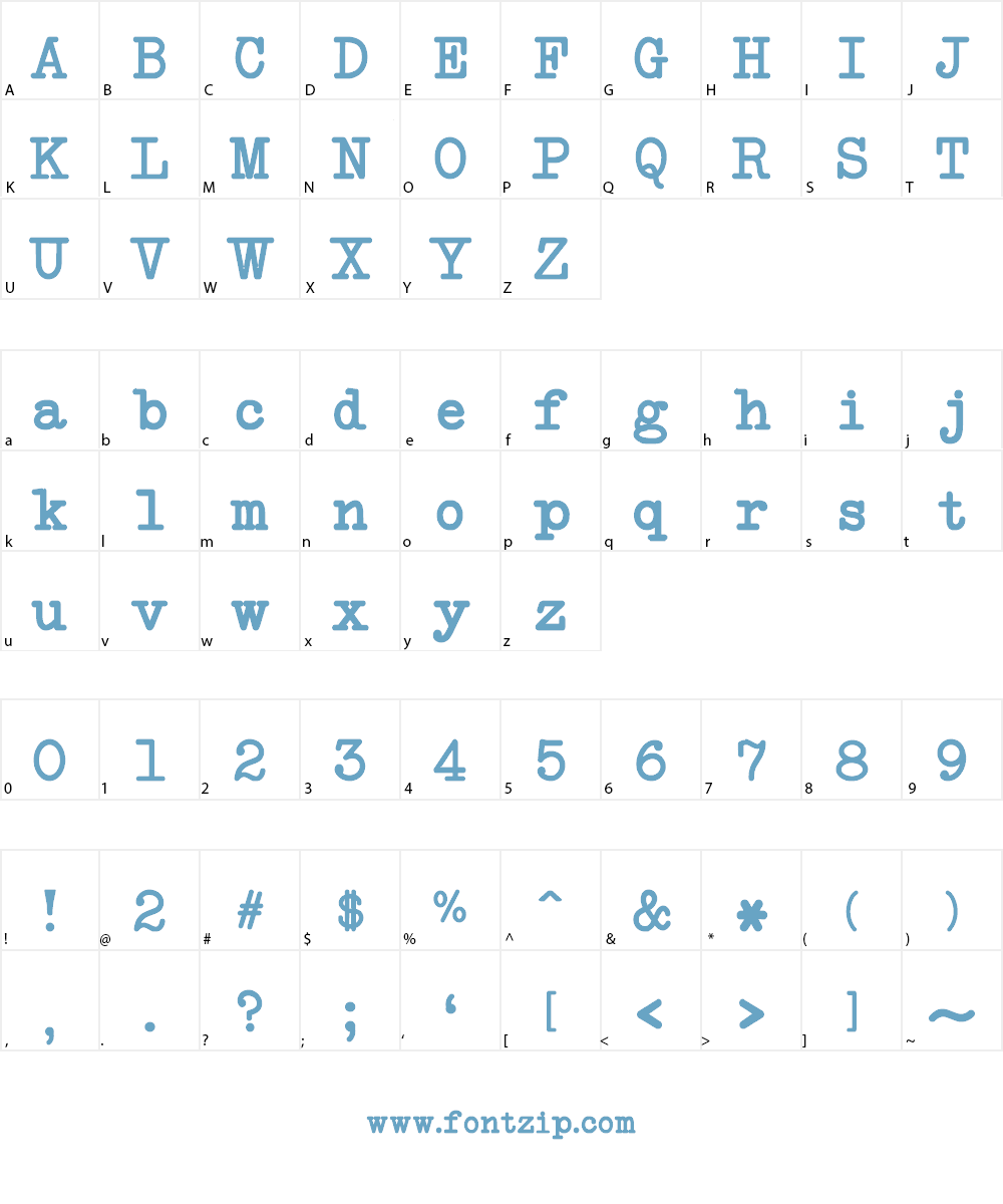NeoBulletin Semi Bold Font Character
